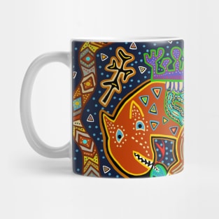 Tribal Shaman Tiger King - Red Mug